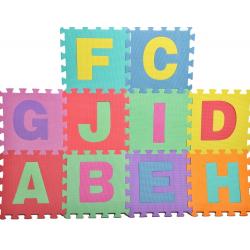 Minkštas Edukacinis Kilimėlis - Dėlionė (Puzzle) 10 raidžių 